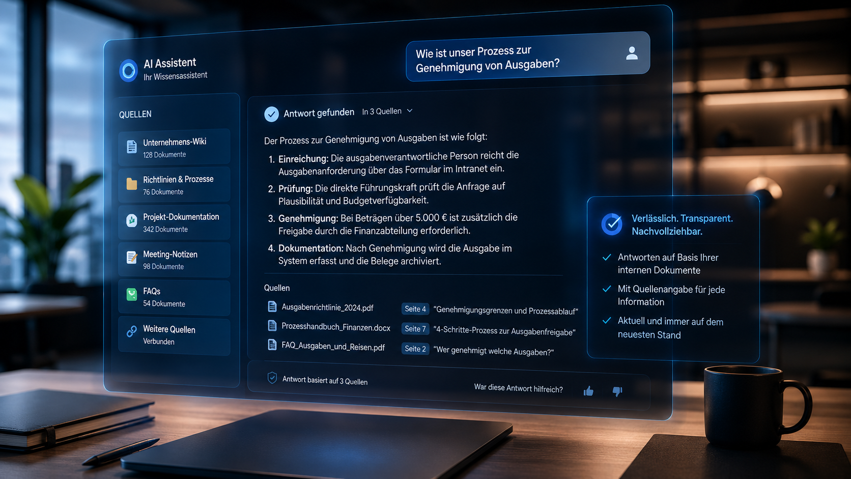 Interner Wissensassistent (RAG)